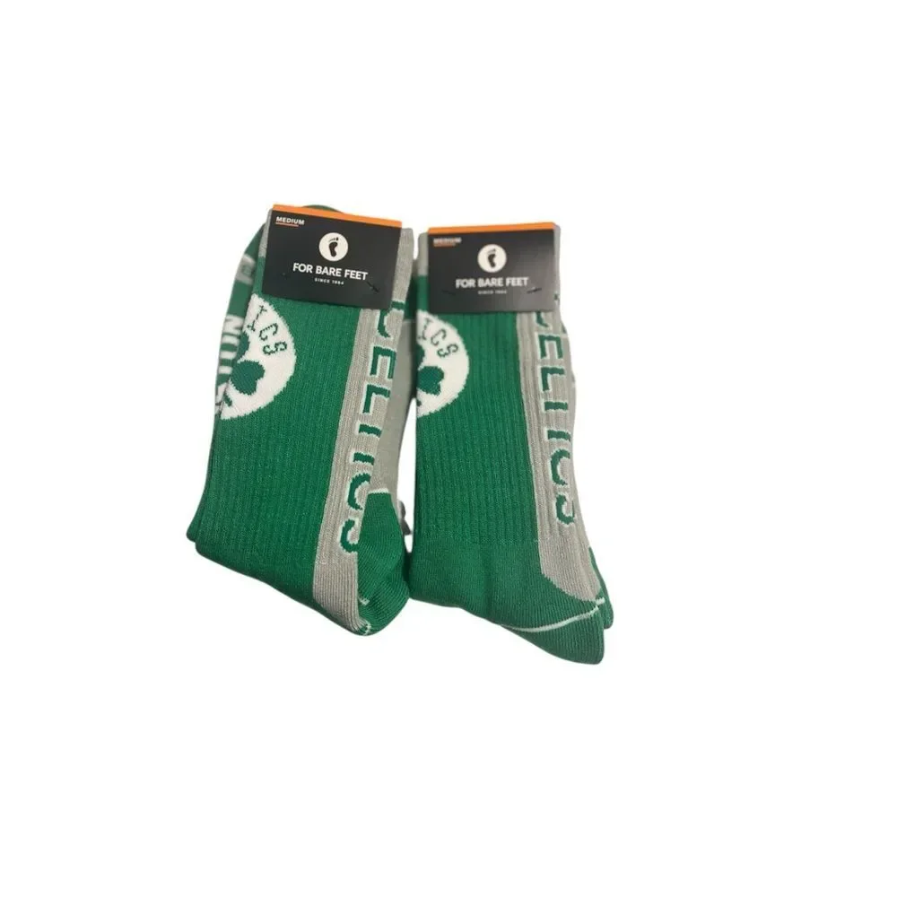 (2) NWT Boston Celtics Nba Socks Set Men's Large
